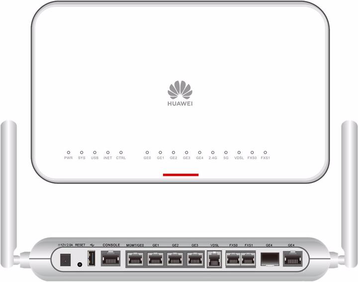 Image du produit Huawei AR617VW 1xGE COMBO WAN 4xGE LAN 1xVDSL2 2xFXS 1xUSB 2.0, Wi-Fi +