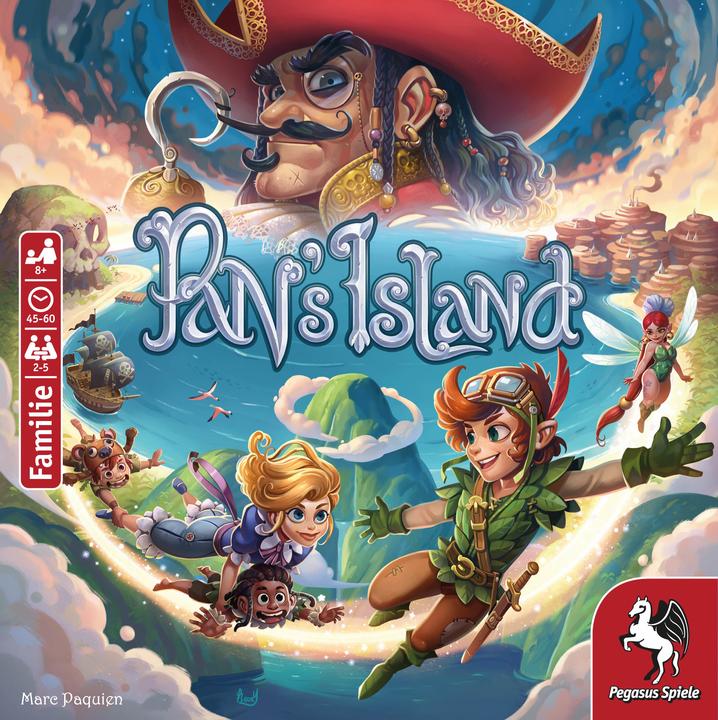 Produktbild Pegasus Pan's Island, Brettspiel, 2-5 Spieler, ab 8 Jahren, DE-Version (Deutsch, 2 - 5 Spieler)