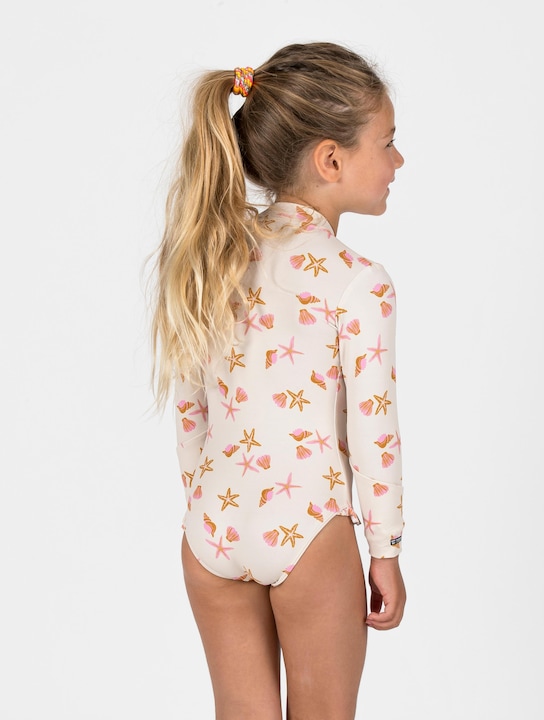Produktbild Nabaiji Badeanzug Baby/Mädchen langarm UV-Schutz - Izia Shell weiss (80 C)