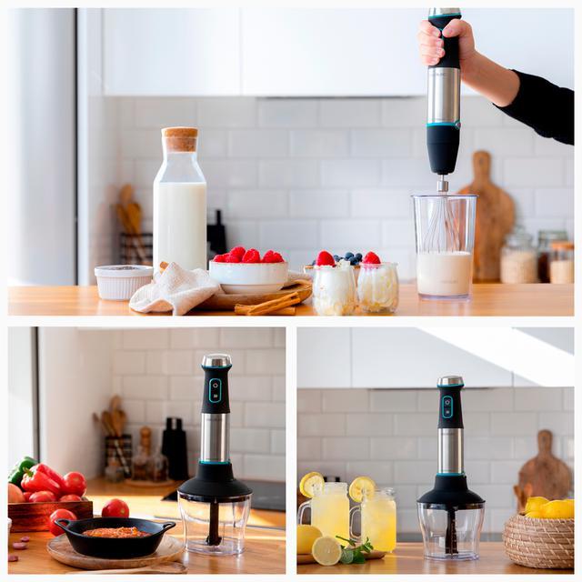 Actual product image Cecotec Mixeur plongeant compatible Power TitanBlack 1200XL Cream & Crush