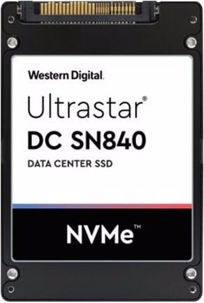 Actual product image WD ULTRASTAR DC SN840 NVMe SSD 2.5 inch PCIe TLC RI-3DW/D BICS4 ISE - WUS (6400 GB, 2.5")