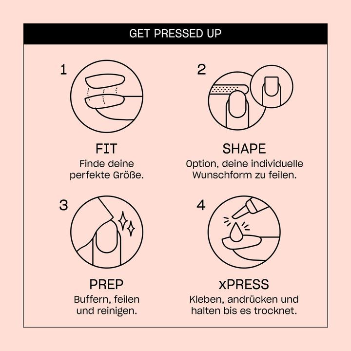 Actual product image OPI Xpress/On Nail Art (Artificial nails, Bubble Bath)