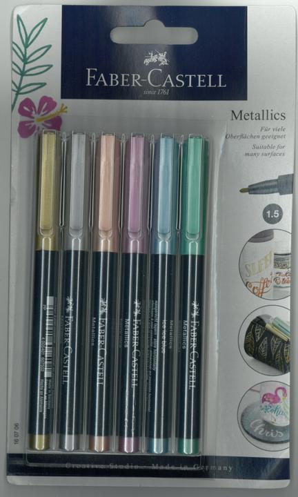 Produktbild Faber-Castell Metallics (Multicolor, 1.50 mm, 6 x)