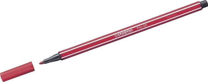 Produktbild STABILO Pen 68 Premium-Filzstift (Dunkelrot, 1 x)