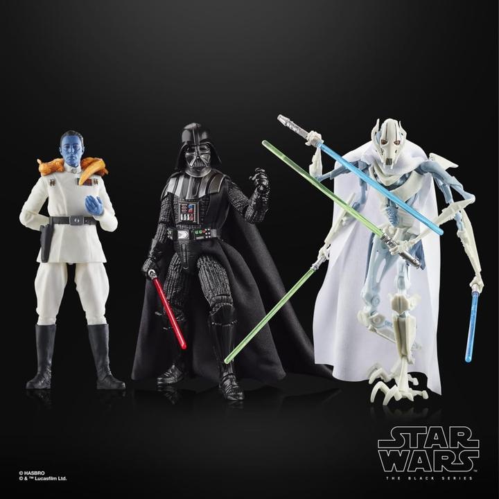 Immagine prodotto Hasbro Star Wars Black Series Actionfiguren 3er-Pack Masters of Evil 15 cm
