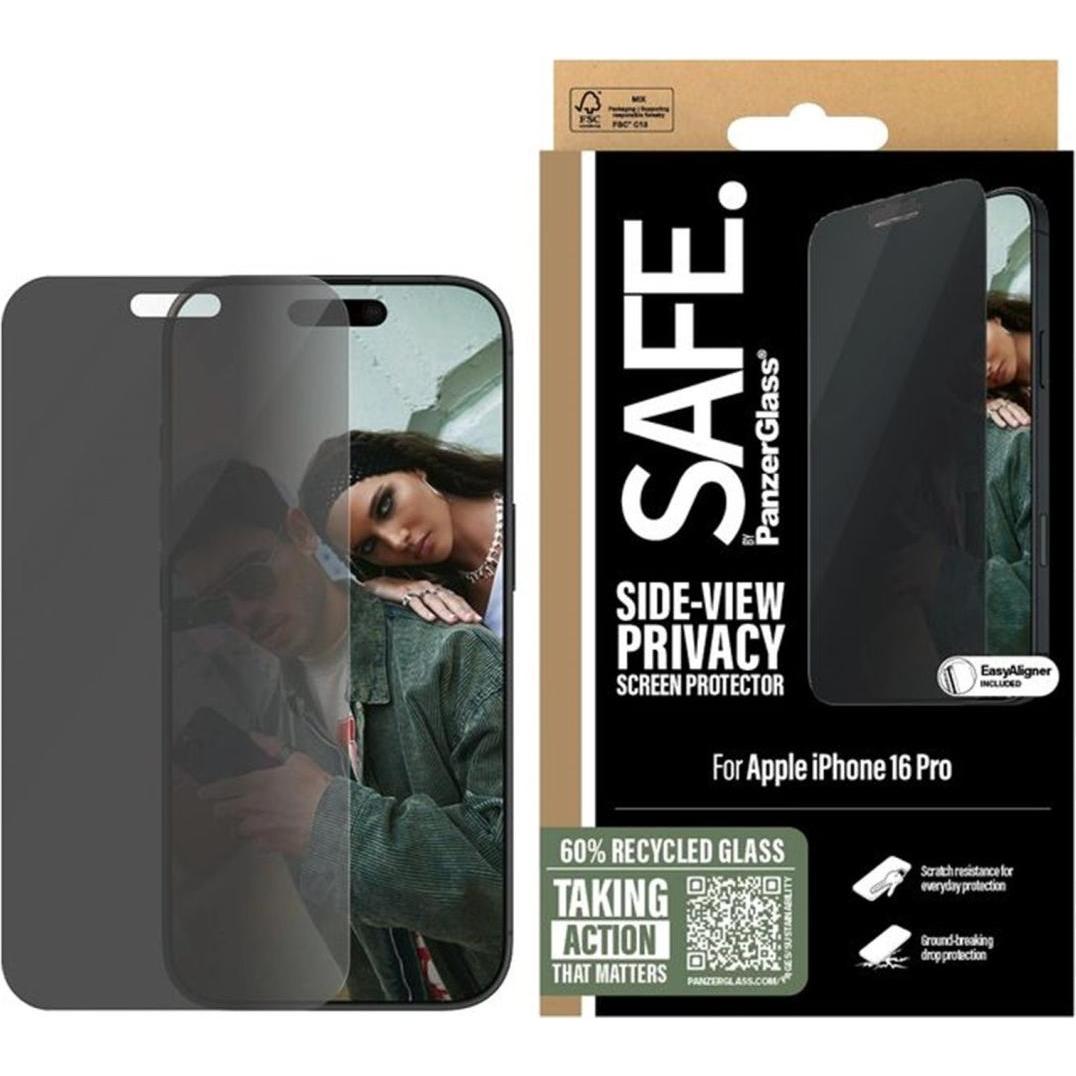 Thumbnail - PanzerGlass Safe. (1 Stück, Apple iPhone 16 Pro), Smartphone Schutzfolie, Transparent