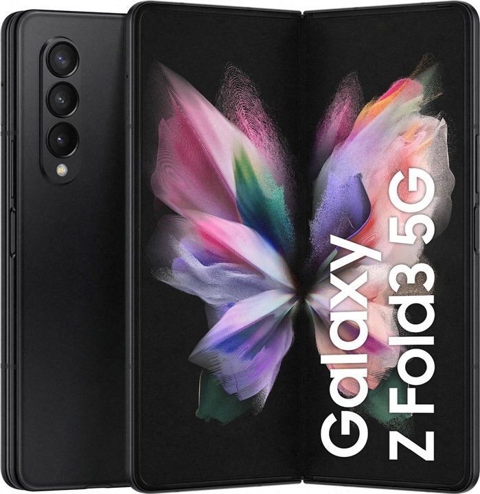 Produktbild Samsung Galaxy Z Fold3 5G EU (512 GB, Phantom Black, 7.60", SIM + eSIM, 12 Mpx, 5G)