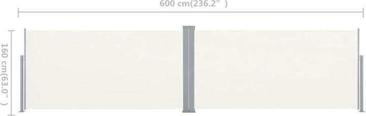 Produktbild vidaXL Sonnenschirm (6 m)