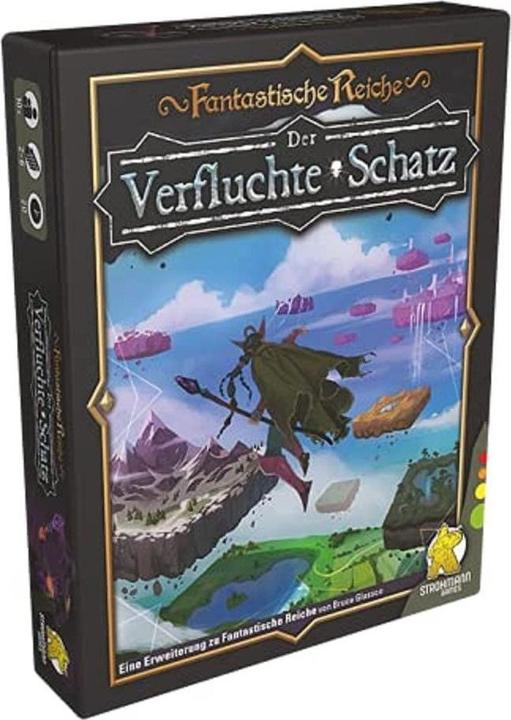 Produktbild Strohmann Games Fantastische Reiche - Der Verfluchte Schatz (Erweiterung) (Deutsch, 2 - 6 Spieler)