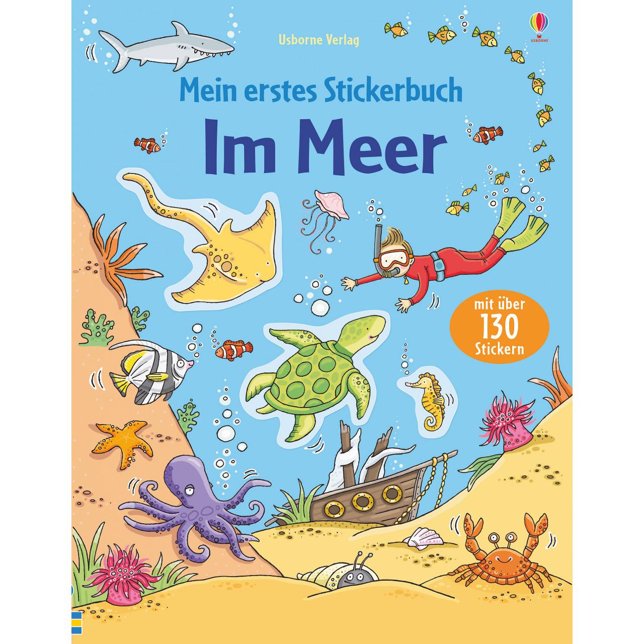 Thumbnail - Usborne Publishing, Sticker, Mein erstes Stickerbuch: Im Meer