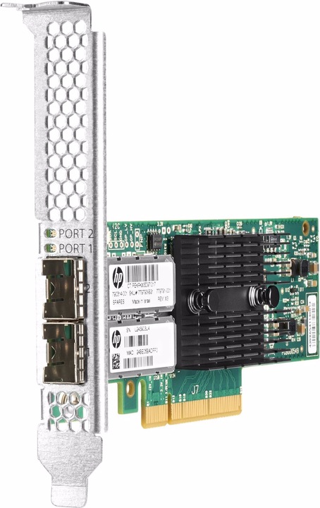 Produktbild HPE E Controller 546SFP+ PCI-E, 2-port 10GbE to ProLiant G9 (PCI Express 3.0 x8)