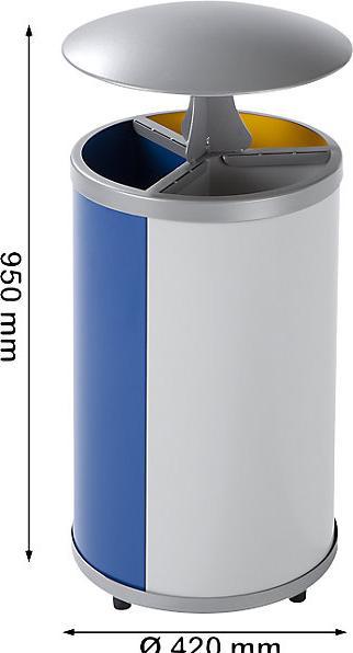 Produktbild kaiserkraft Wertstoffsammelstation (90 l)