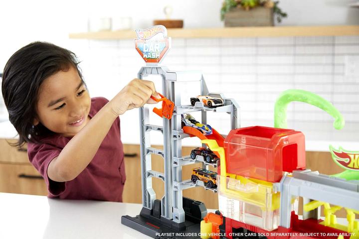 Produktbild Hot Wheels City Color Reveal Ultimative Auto-Waschanlage