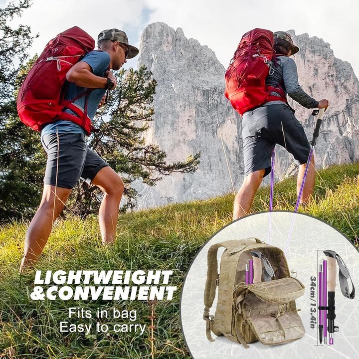 Immagine prodotto Gibohom Faltbare Trekkingstöcke mit Gummipuffern