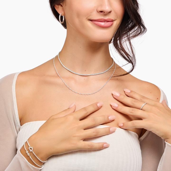 Actual product image Thomas Sabo Necklace with stones (925 silver, 55 cm)