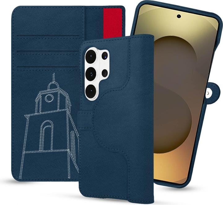 Actual product image Noreve Samsung Galaxy S26 Ultra leather wallet case (Samsung Galaxy S26 Ultra)