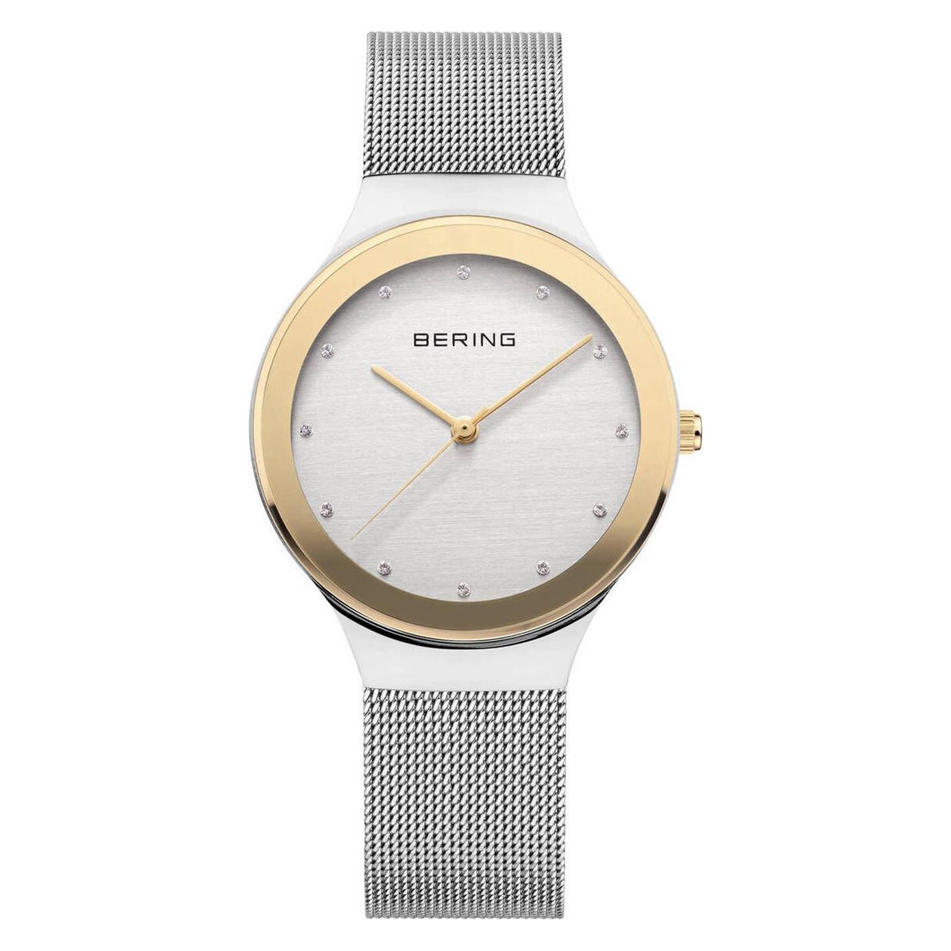 Bering, Horloge, Klassiek, Goud, (Analoog Horloge, 34 mm)