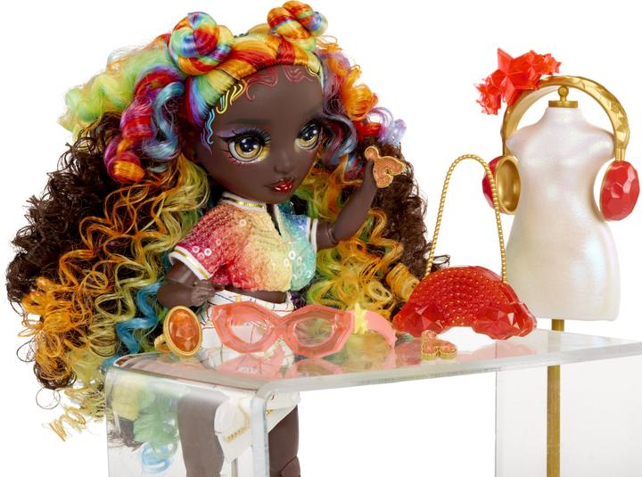 Actual product image Nobrand Rainbow High Crystal Fashion Doll Rainbow
