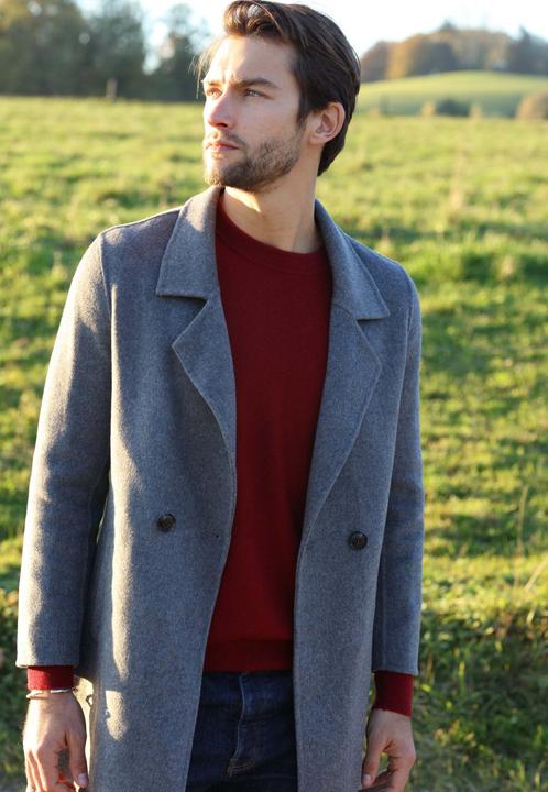 Actual product image Bellemere Pullover Pure Crew Neck Merino-Cashmere Sweater (XL)