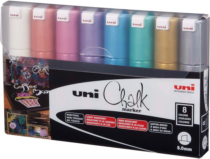 Image du produit Uni-ball Marqueur à craie CHALK 8 mm 8 pièces (8x)