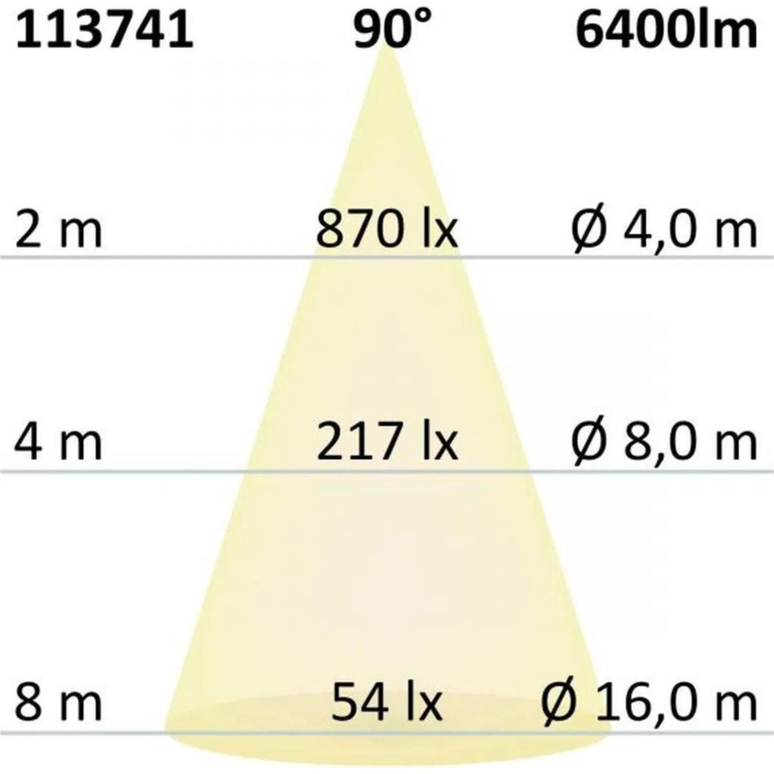 Thumbnail - Isoled, Wandleuchte + Deckenleuchte, Hallenbeleuchtung (6400 lm)