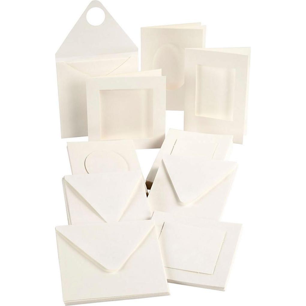 Thumbnail - Creativ Company Passepartoutkarten, 50er-Set