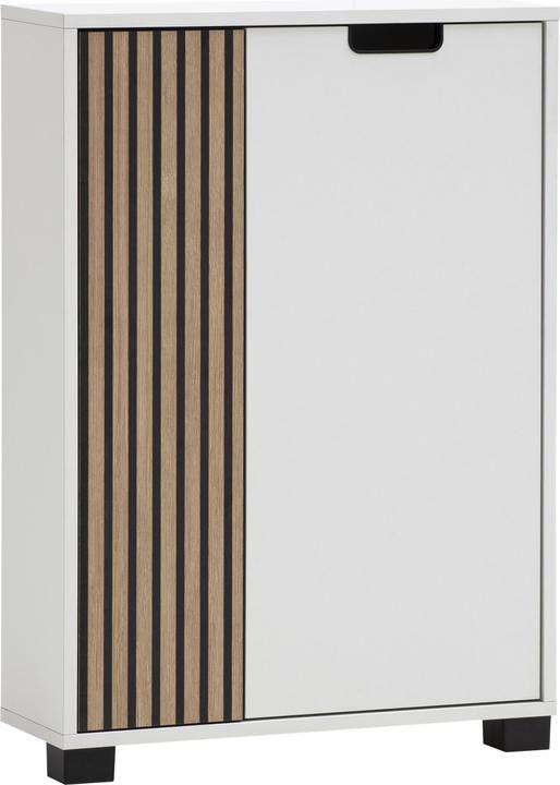 Schildmeyer Ryker Unterschrank mattweiss / Akustikpaneel Optik