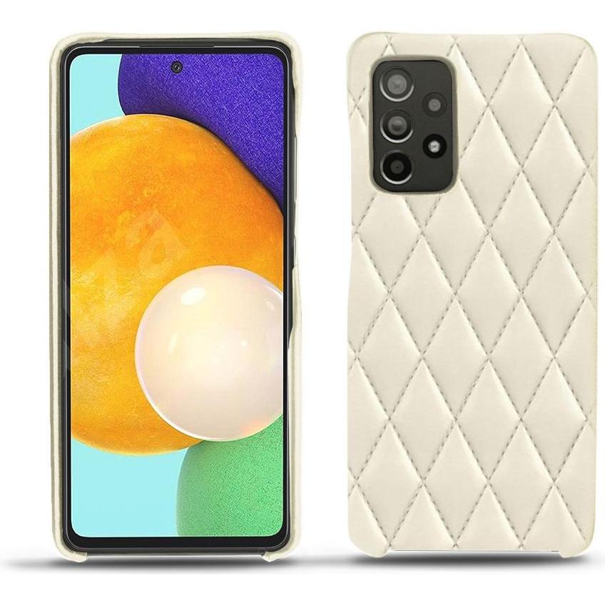 Noreve Lederschutzhülle (Samsung Galaxy A52), Smartphone Hülle, Weiss