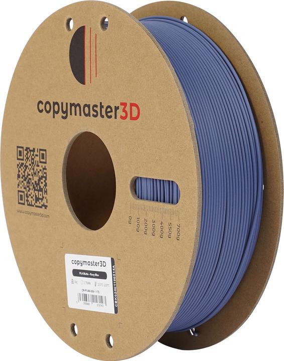 Actual product image Copymaster3D PLA Matte Filament for 3D Printer, 1.75 mm, Matte Dark Blue (PLA, 1.75 mm, Blue)