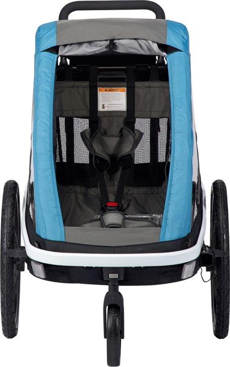 Image du produit hamax Avenida One remorque vélo vert olive avec suspension