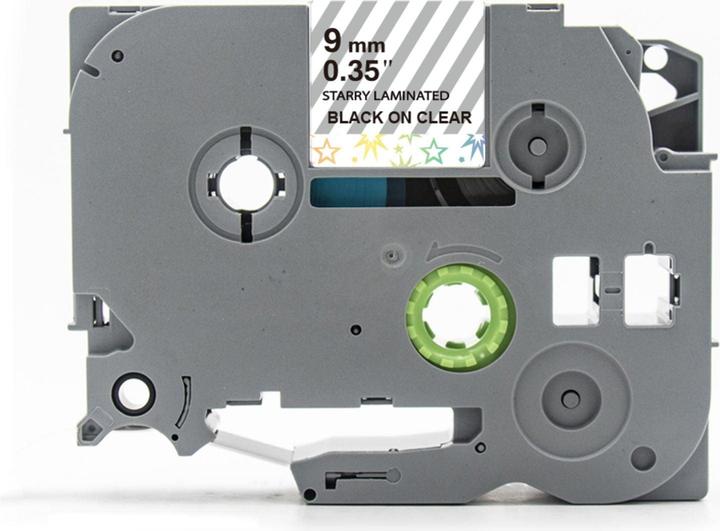 Produktbild Hermex Alternatives Etikettenband zu Brother TZe-121L2 Beschriftungsband (0.90 cm, Transparent)