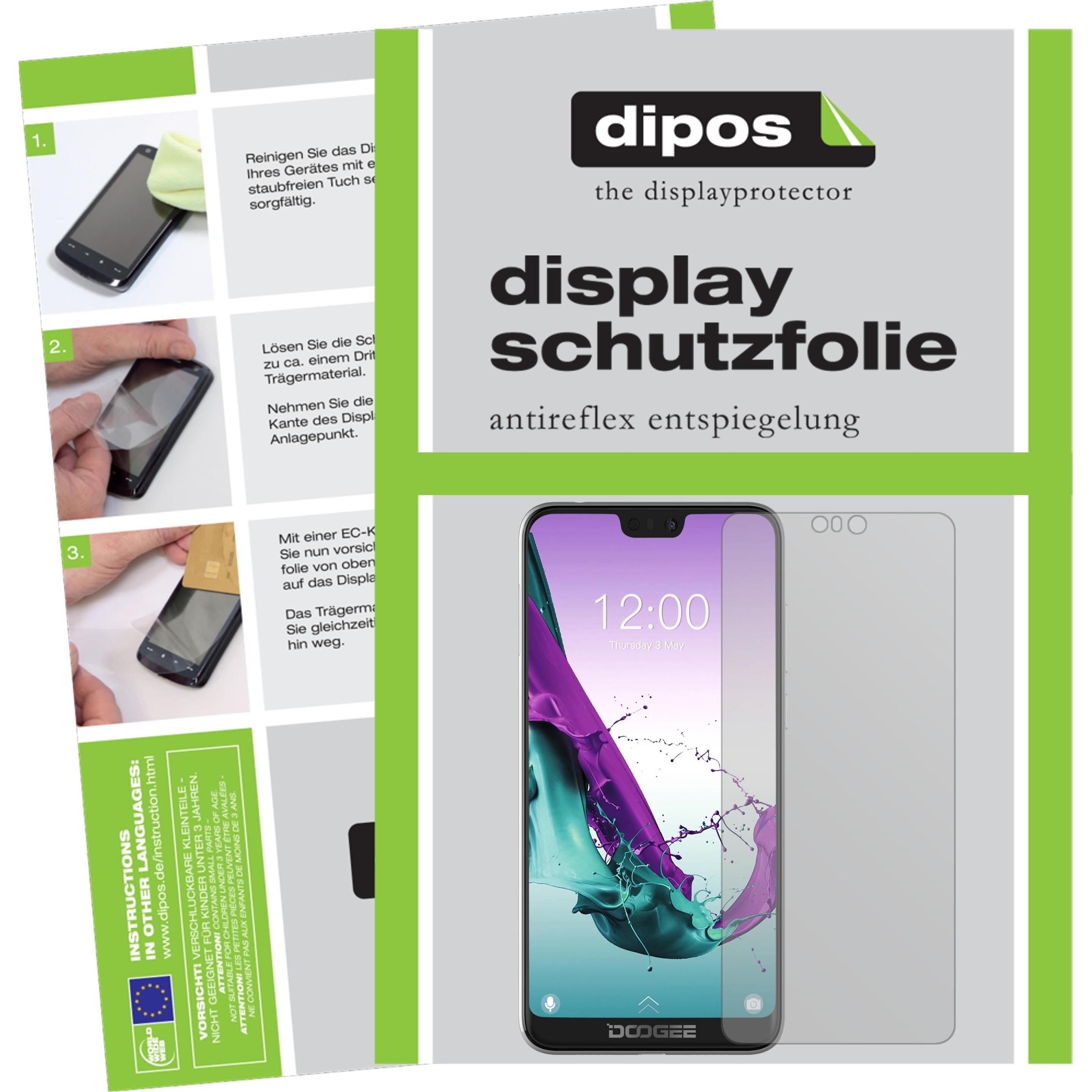 Thumbnail - Dipos Displayschutzfolie Antireflex (2 Stück, Doogee N10), Smartphone Schutzfolie, Transparent
