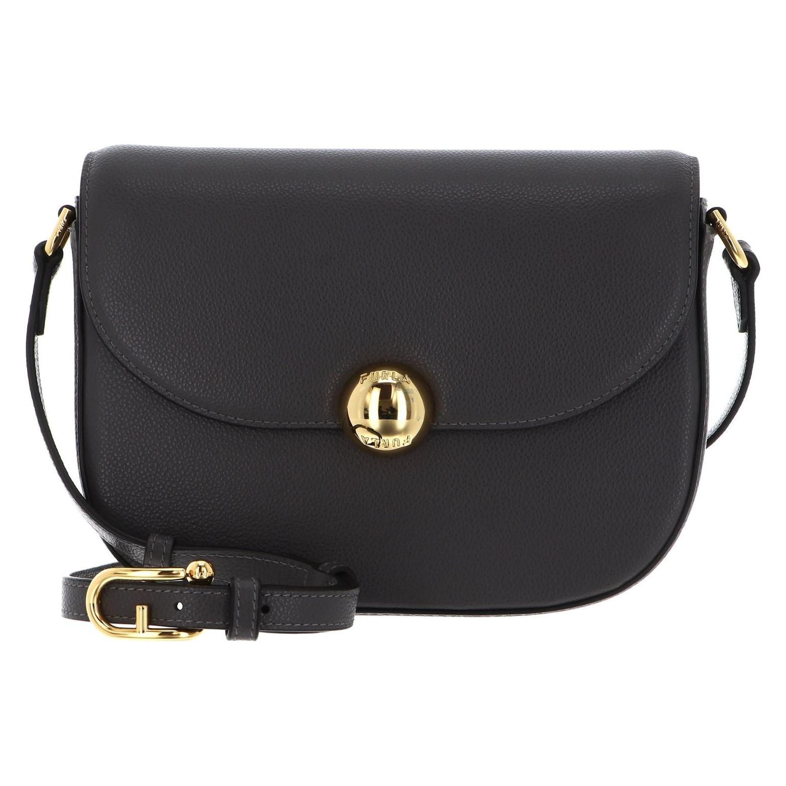 Furla, Damen, Handtasche, Vitello Night Moonlight Crossbody Bag, Grau