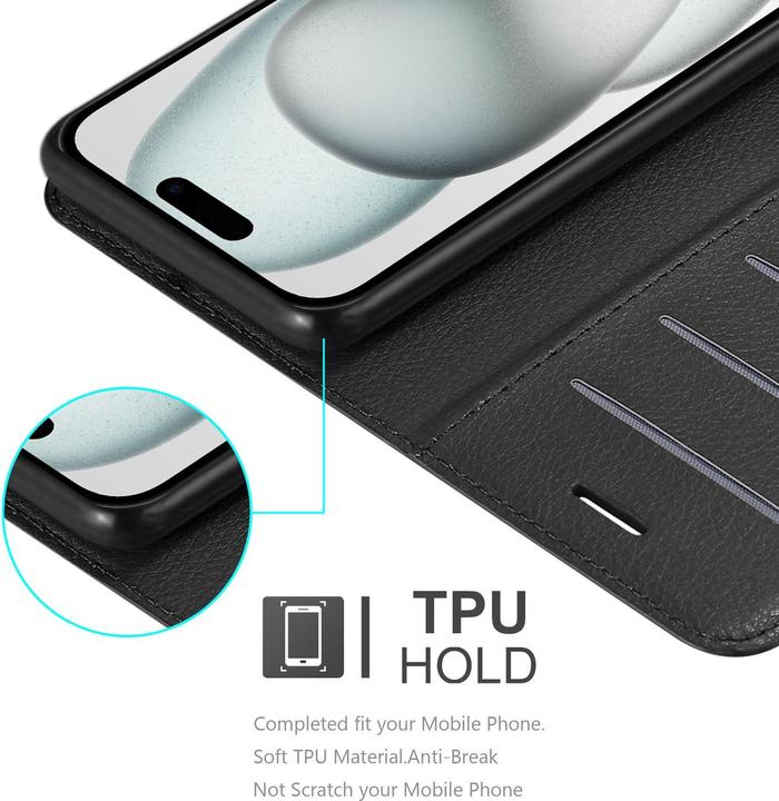 Actual product image Cadorabo Case for Apple iPhone 15 with Stand function (Apple iPhone 15)