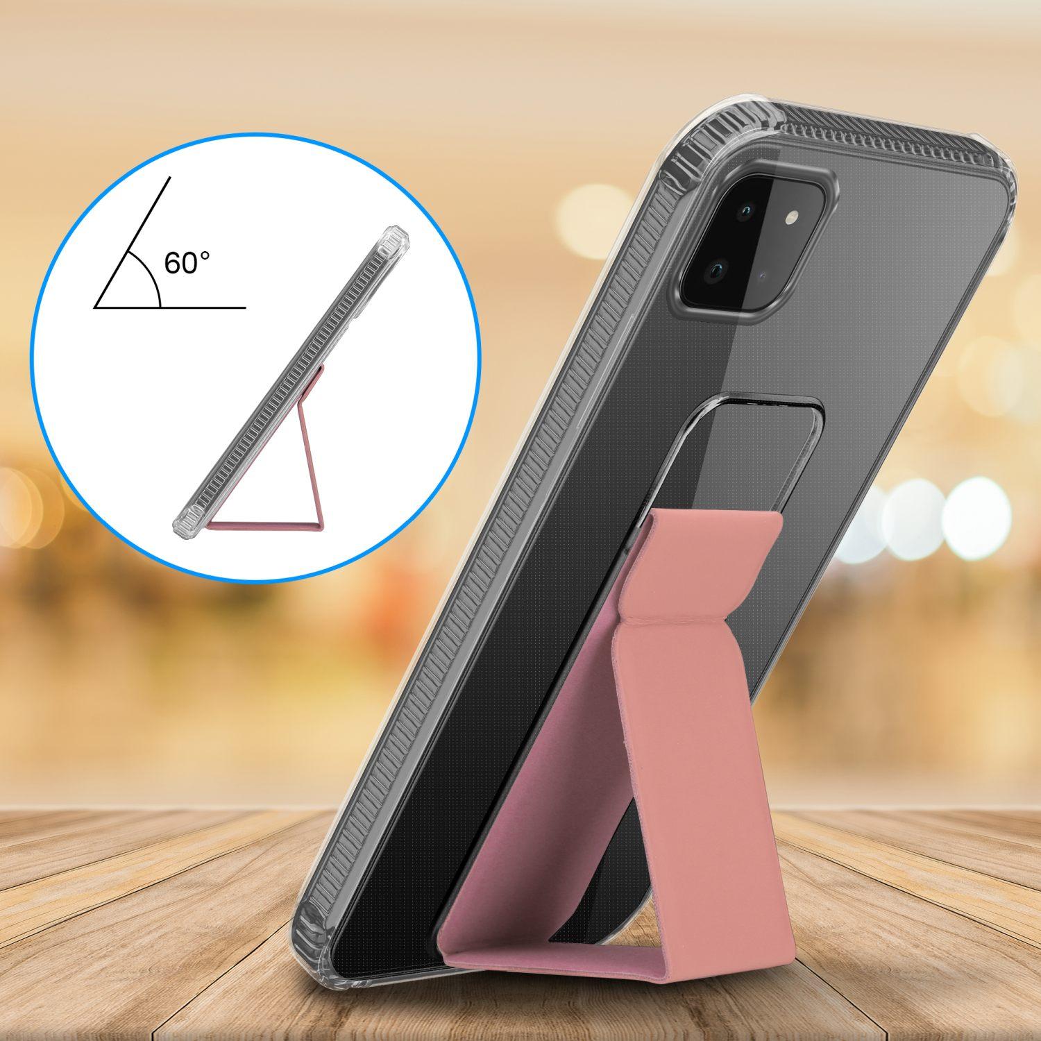 Thumbnail - Cadorabo Hülle für Samsung Galaxy A22 5G im TPU mit Halterung LM167 Style (Samsung Galaxy A22 5G), Smartphone Hülle, Ros...