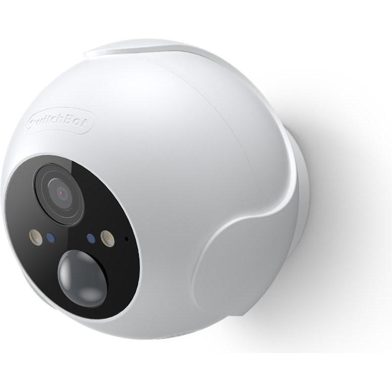 SwitchBot SMART HOME CAM 2K SPOTLIGHT/W4102000 (2560 x 1440 Pixels), Telecamera di rete, Bianco