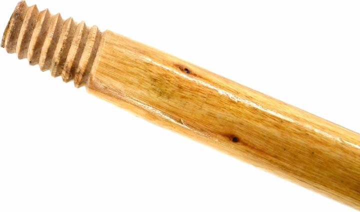 Actual product image Awtools Rake handle, threaded, lacquered, 120 cm