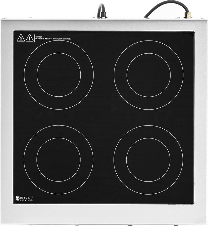 Produktbild Royal Catering Induktionsplatte tragbare Kochplatte Induktion 4 Platten Ø 12 - 26 cm tragbar