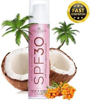 Actual product image Cocosolis Natural (Sun cream face, SPF 30, 100 ml)