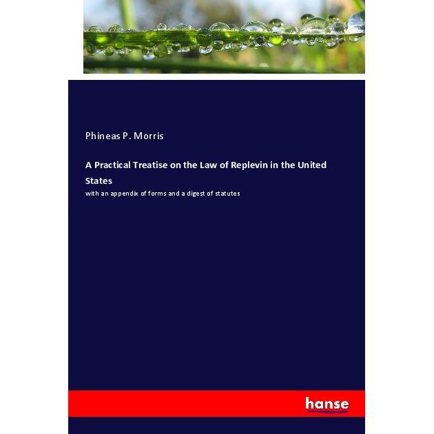 A Practical Treatise on the Law of Replevin in the United States, Fachbücher von Phineas P. Morris
