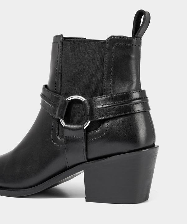 Image du produit Joe Browns Western Black Leather Ankle Boots (39)