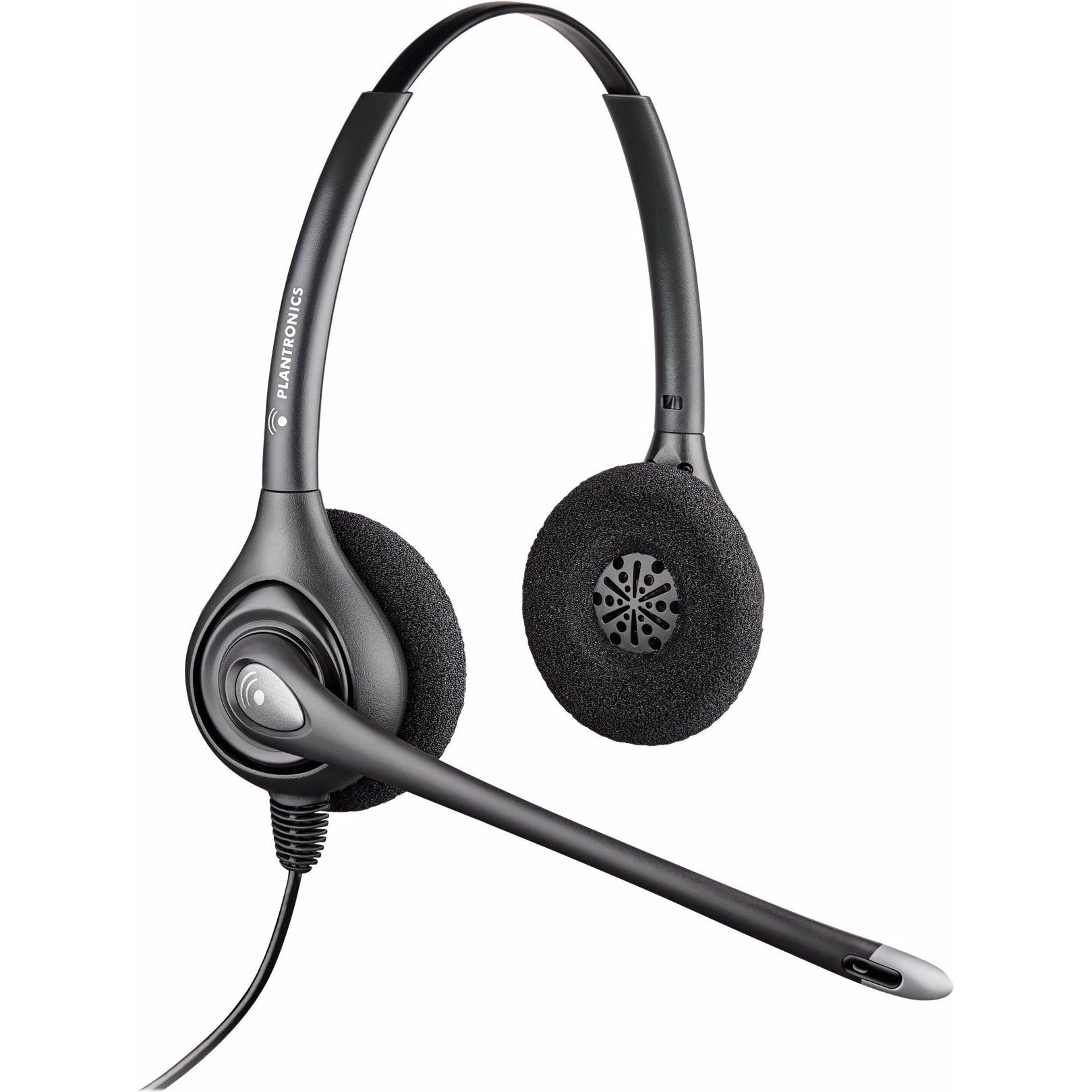 Poly D261N (Kabelgebunden, USB-A), Office Headset, Schwarz