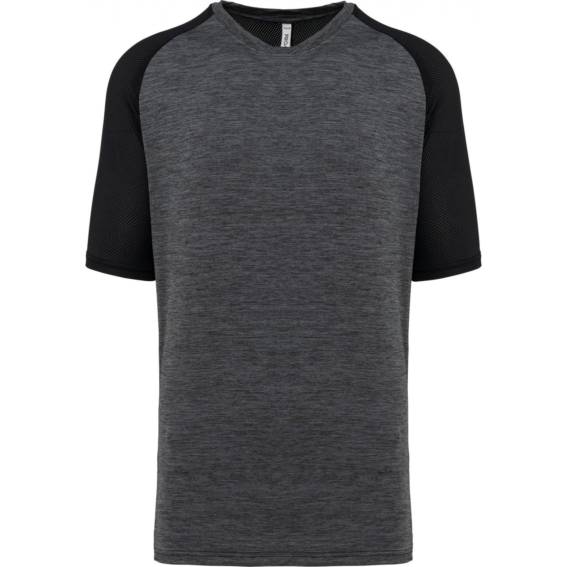 Proact, Herren, Sportshirt, Zweifarbiges Trikot mit Raglanärmeln (S), Schwarz, S