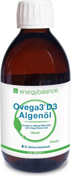 Actual product image Energybalance Ovega3 D3 algae oil (1 Piece, Droplet)