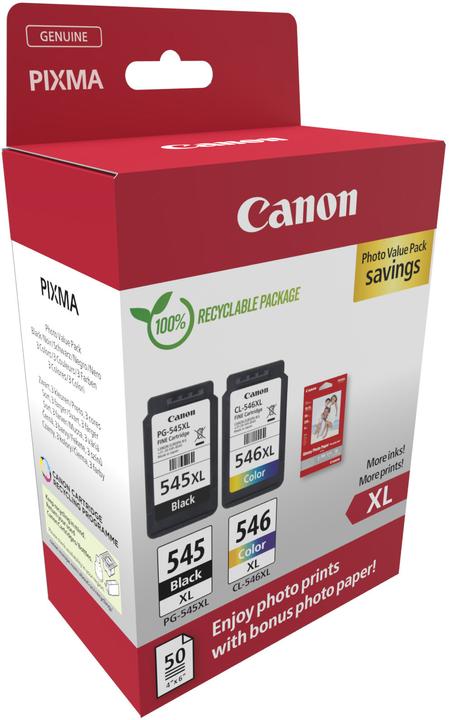 Actual product image Canon PG-545XL/CL-546XL Photo Value Pack (FC, Color)