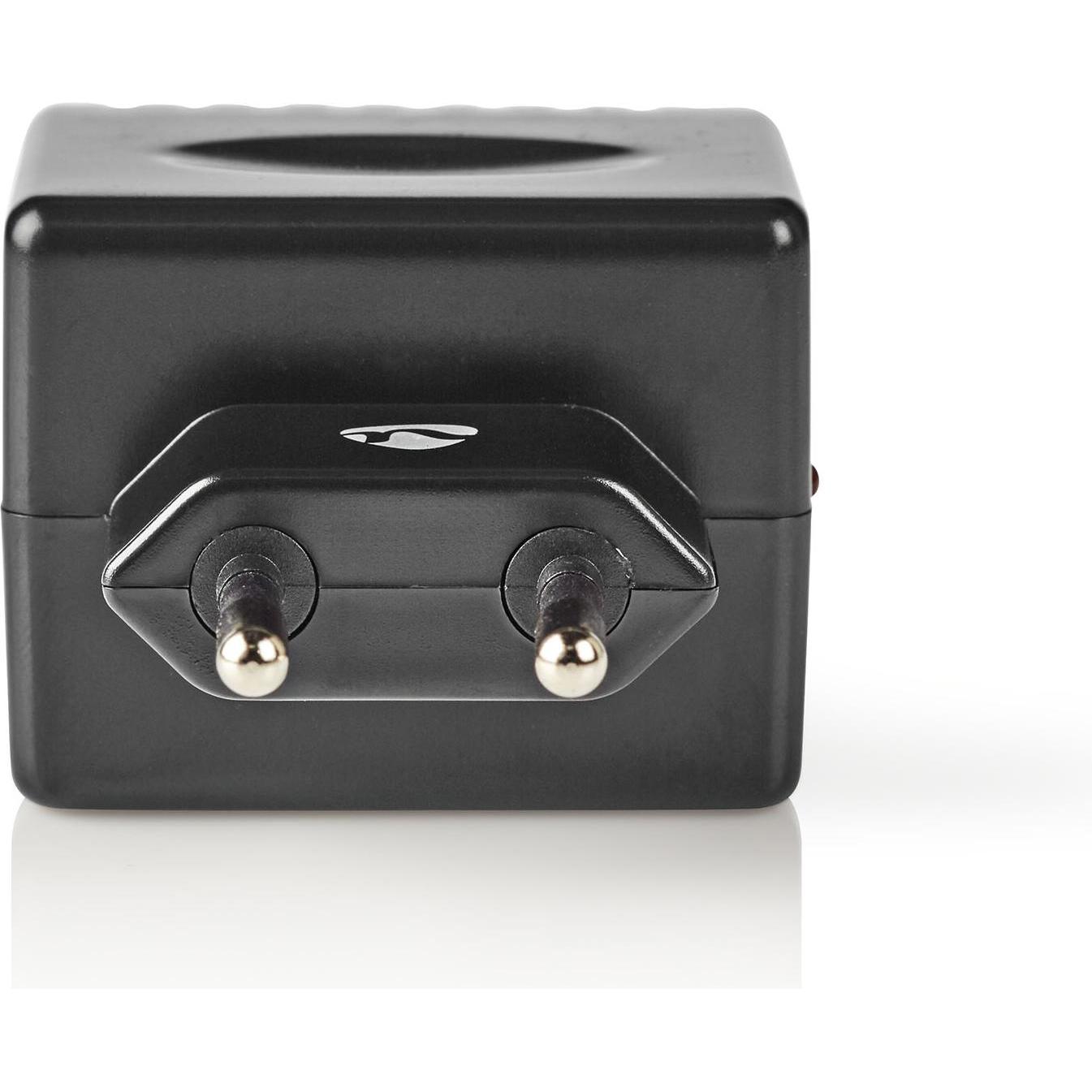 Thumbnail - Nedis Steckdosen Adapter Euro / Typ C (CEE 7/16) - 100 - 240 V AC 50/60 Hz, 12 V DC, 6 W, Netzstromv (6 W), Wireless Cha...