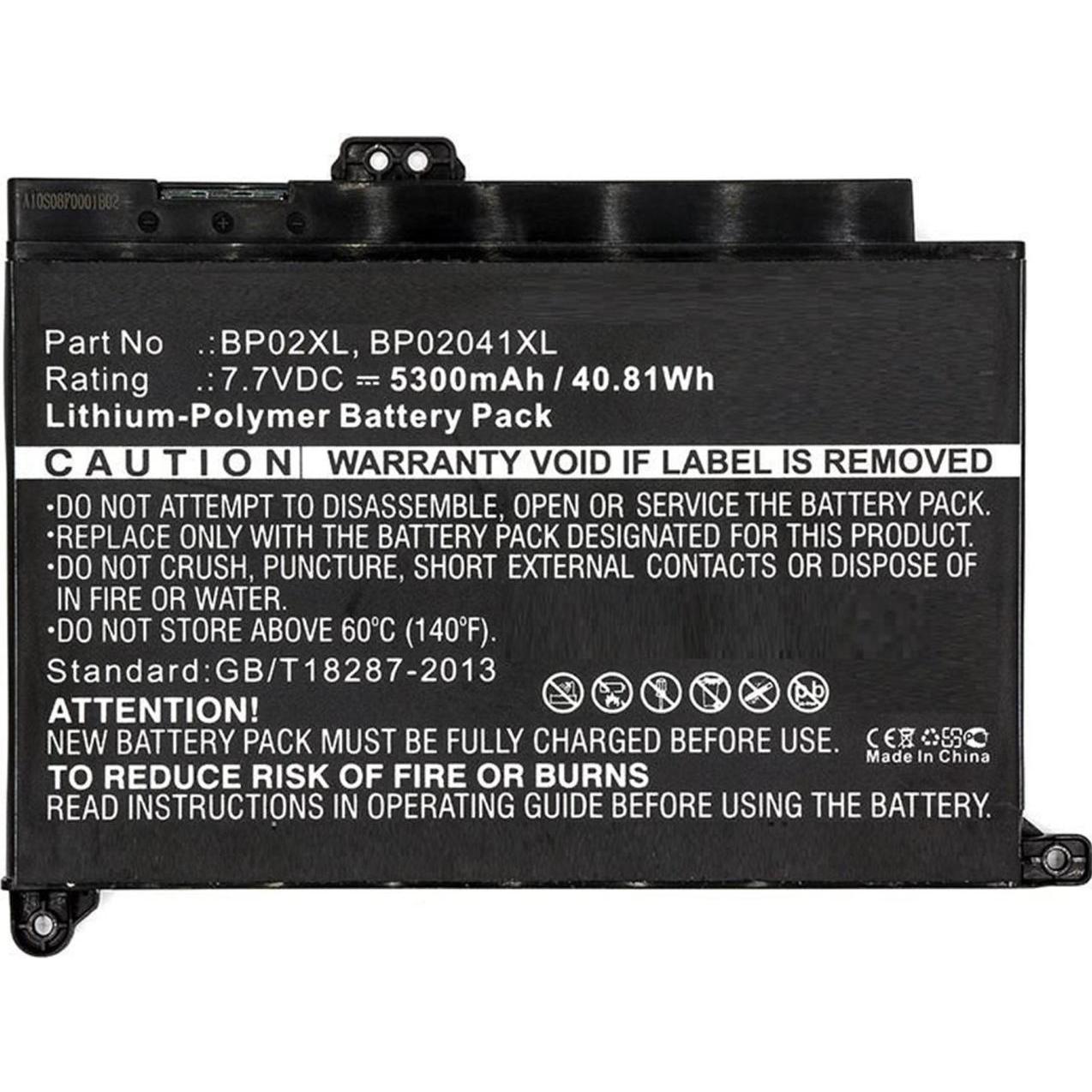 CoreParts MBXHP-BA0082 (6 cubicoli, 5300 mAh), Batteria per notebook, Nero