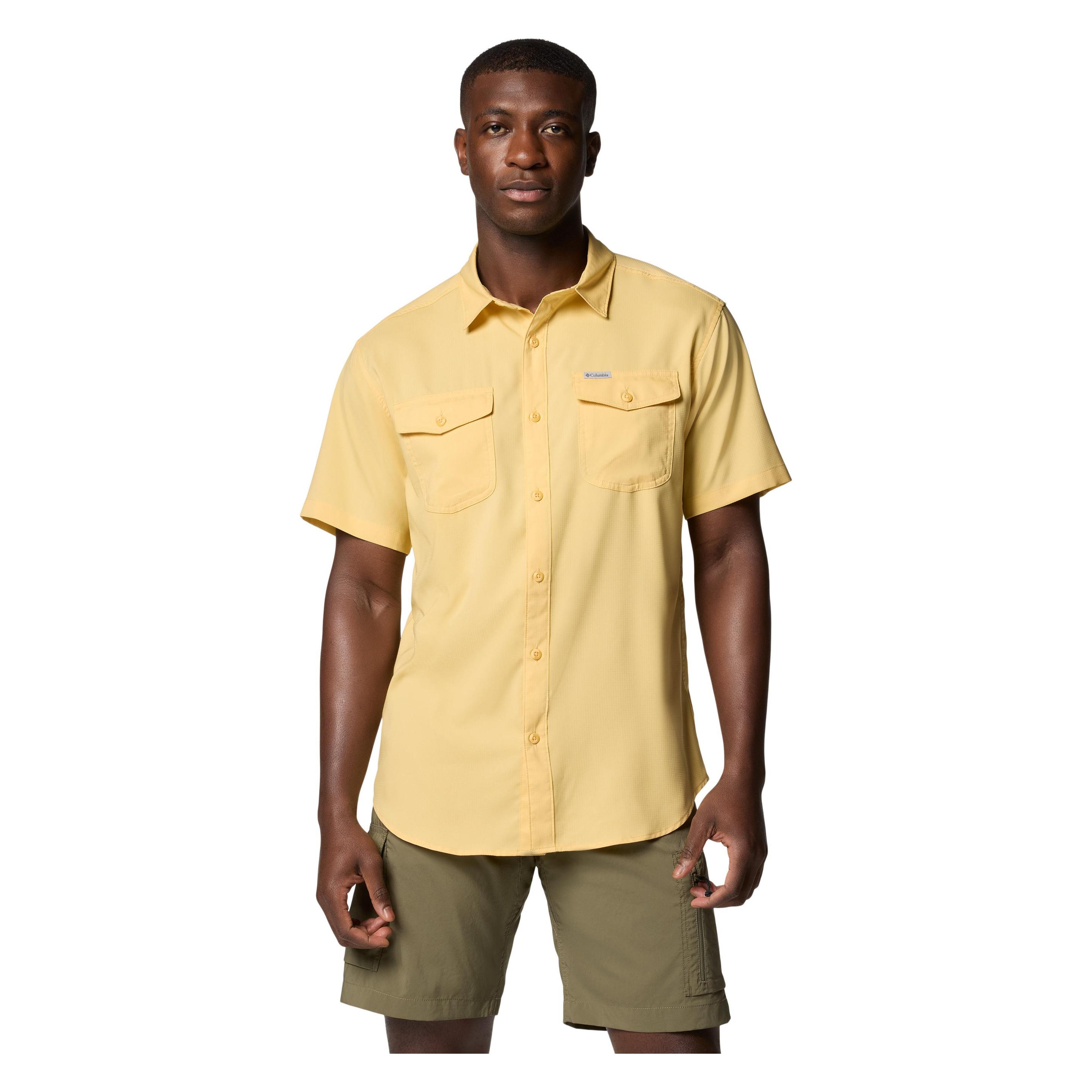 Columbia, Herren, Hemden, Utilizer™ Ii Solid Short Sleeve Shirt, Gelb, (M)