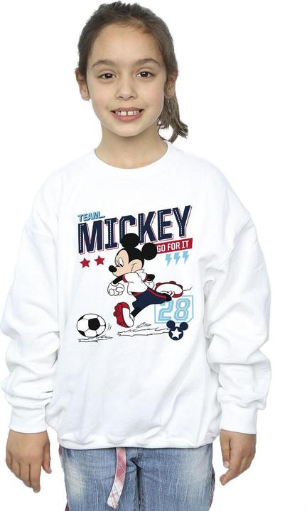 Produktbild Disney Mickey Mouse Team Mickey Football Sweatshirt Mädchen (116)