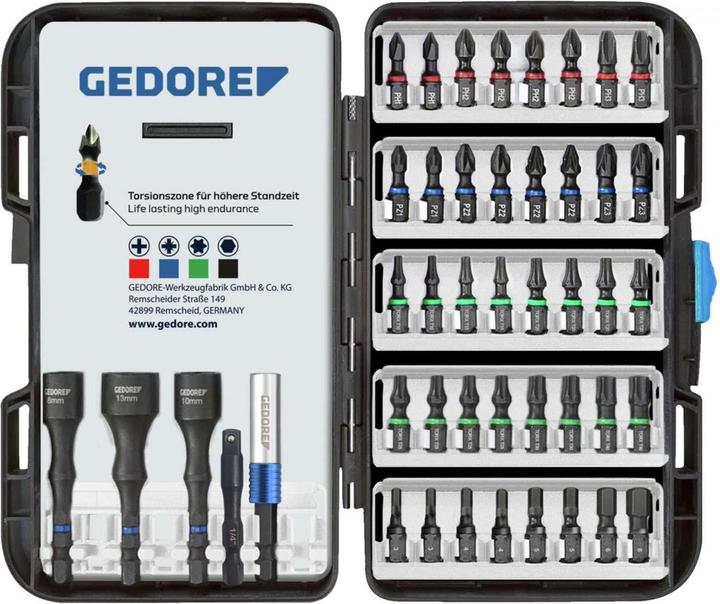 Actual product image Gedore 3459519 666-045 Torsionsbitsatz 45-teilig